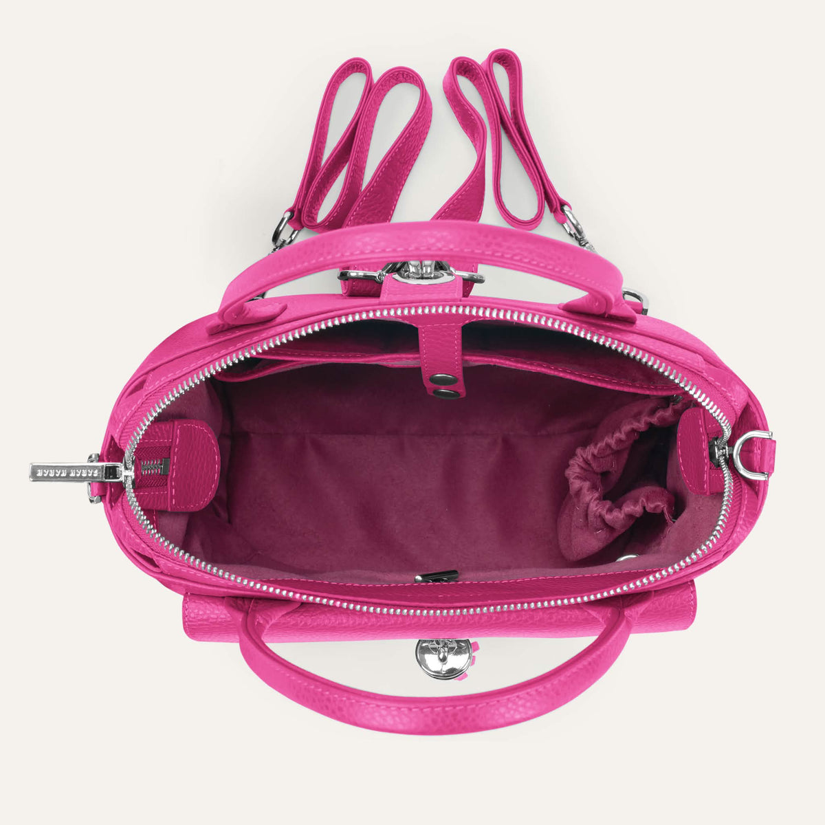 Pink Kiss Sarah Haran Mini P Silver Overhead P74 S