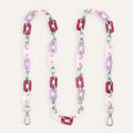 Luna Strap | Pink Mix with Silver hardware