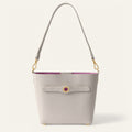 Mini S Handbag | Porcelain with Gold hardware