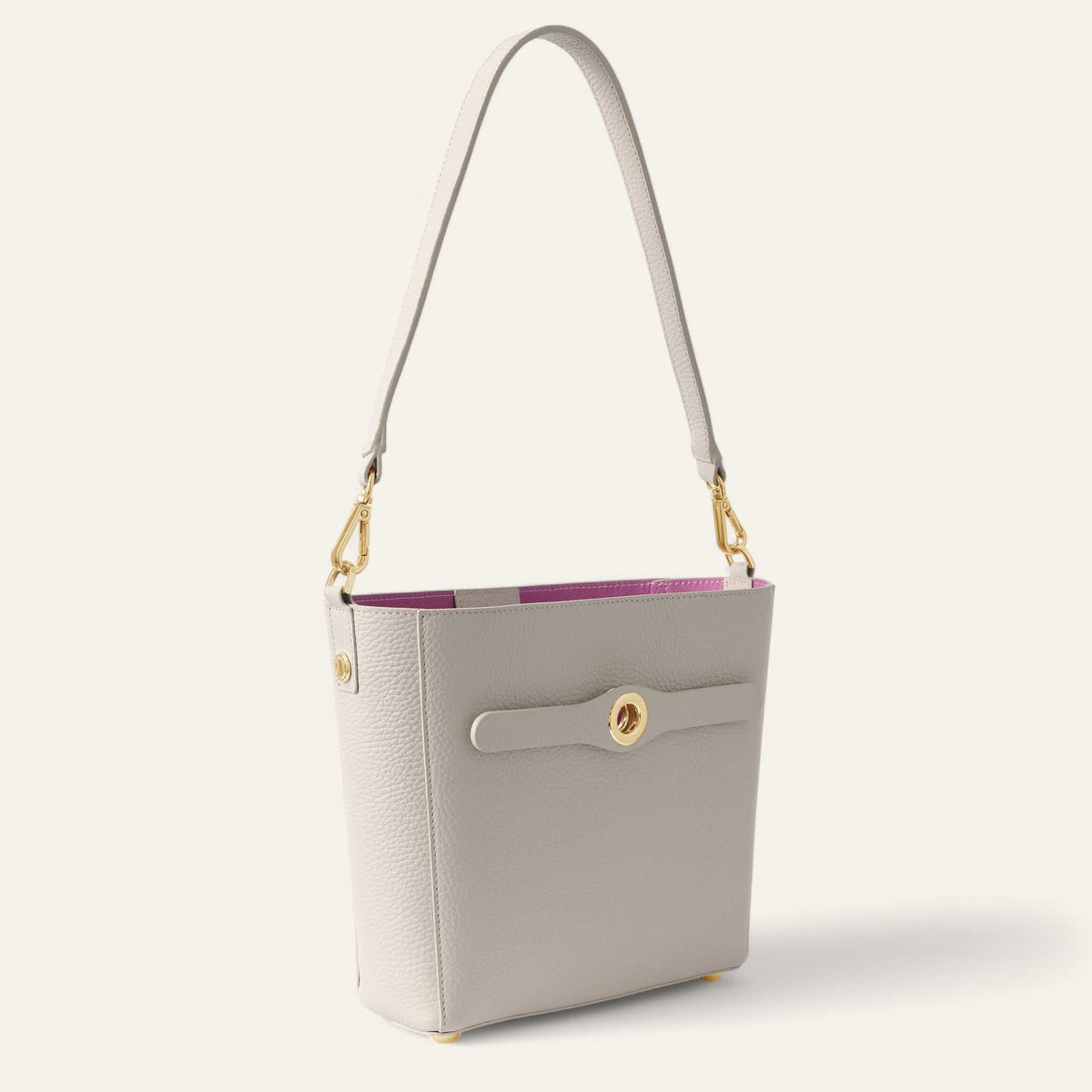 Porcelain Sarah Haran Mini S Tote with Gold hardware side