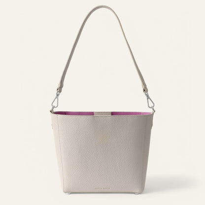 Porcelain Sarah Haran Mini S Tote with Silver hardware back