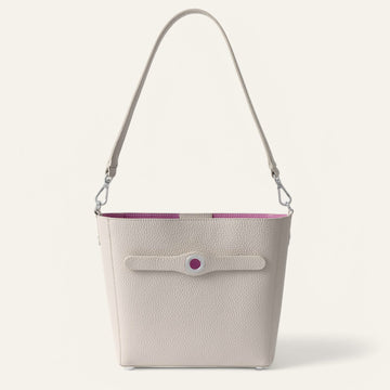 Porcelain Sarah Haran Mini S Tote with Silver hardware front