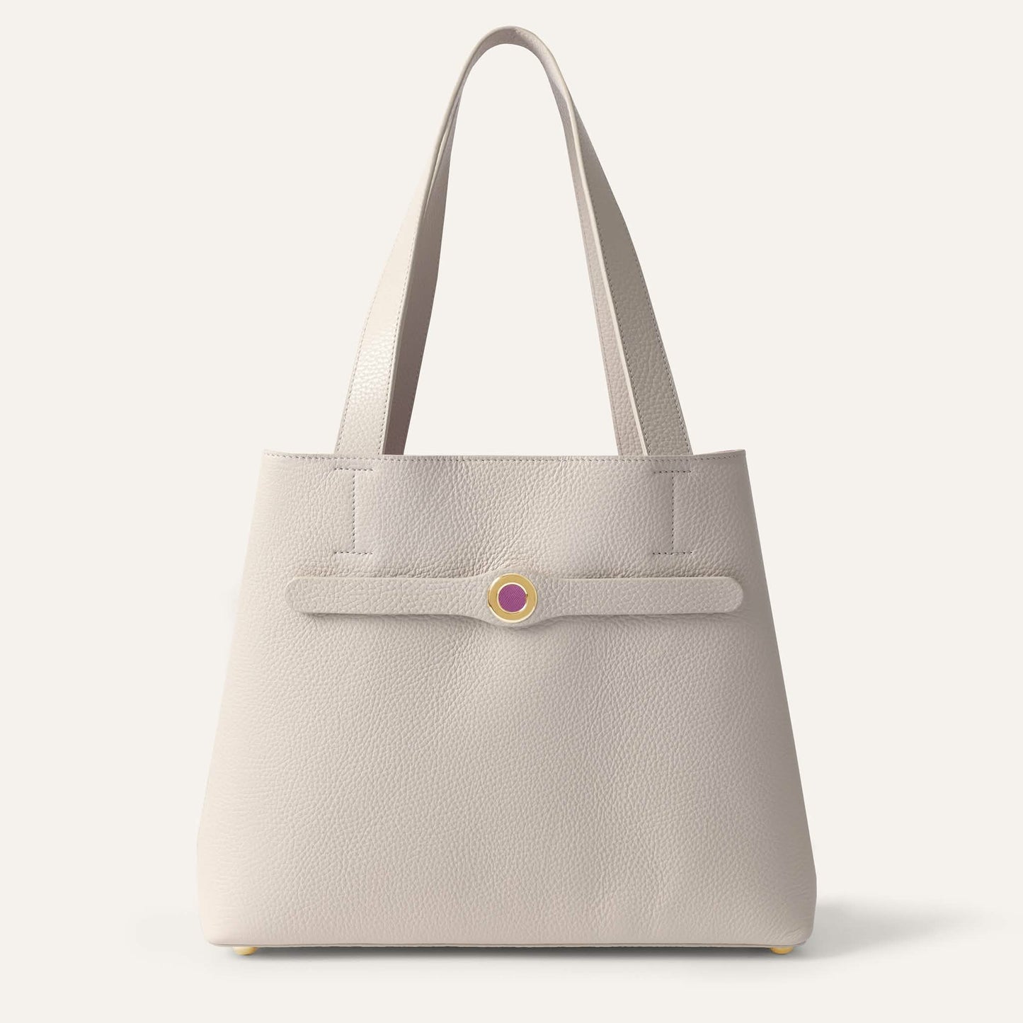 Porcelain Sarah Haran Sarah Tote with Gold hardware front closed