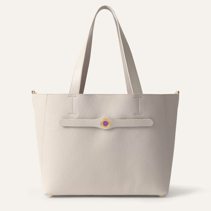 Porcelain Sarah Haran Sarah Tote with Gold hardware front open