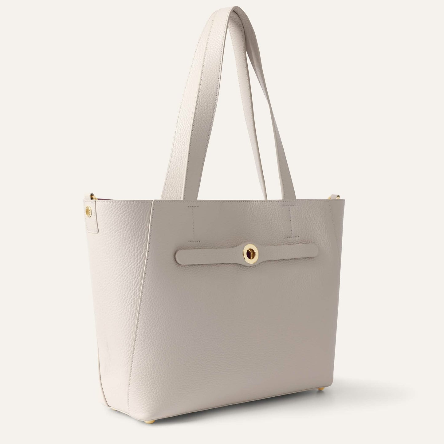 Porcelain Sarah Haran Sarah Tote with Gold hardware side open