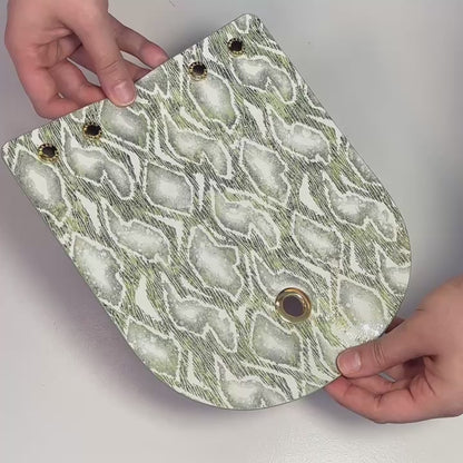 Mini Trio | Lichen with Gold hardware