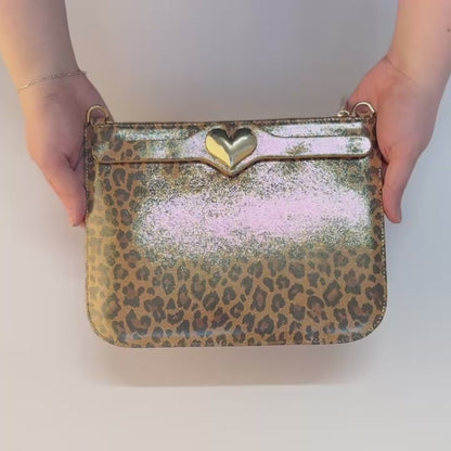 Ivy | Leopard Luxe with Gold hardware