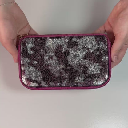 Millie Pouch | Cheri Lace with Silver hardware