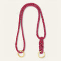 Kings Knot Strap | Red Sparkle with Gold hardware