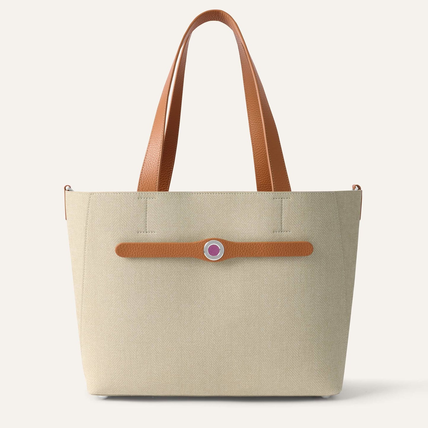 Sarah Tote | Sand Tan with Silver hardware