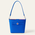 Mini S Handbag | Sapphire with Silver hardware