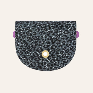 Flap Universal | Blue Leopard with Gold hardware