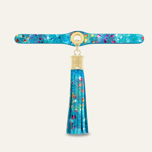 Deco Duo | Jade Petal with Gold hardware