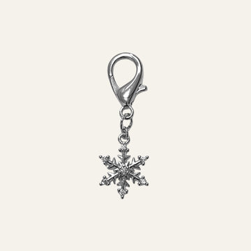 Snowflake Charm | Snowflake with Silver hardware