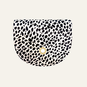 Flap Mini | Dalmatian with Gold hardware