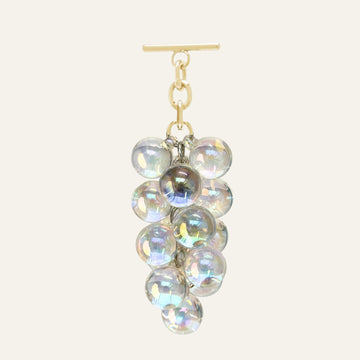 Droplet Tassel | Clear with Gold hardware