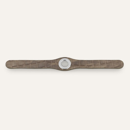 Deco Classic | Flint Patent with Silver hardware