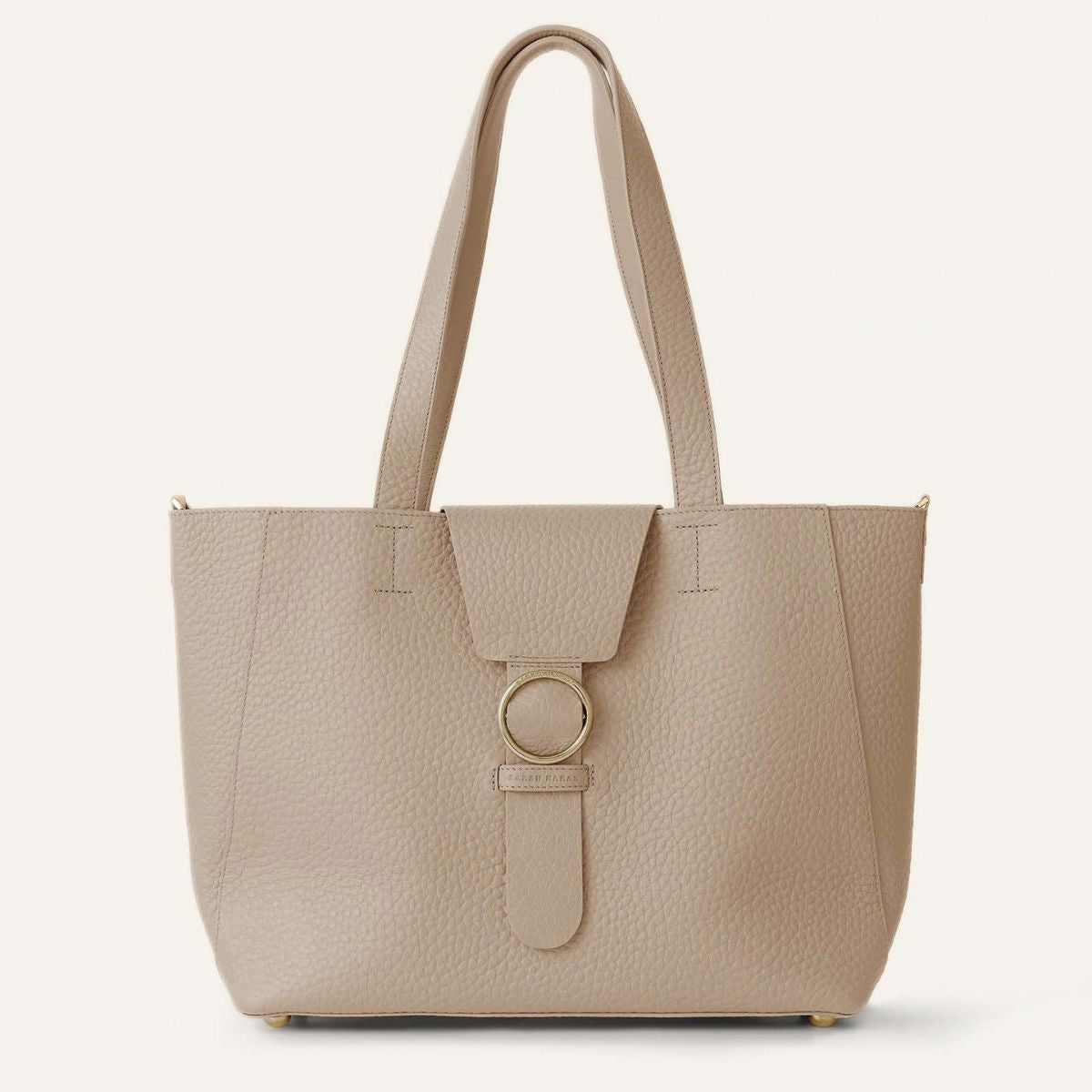 Gardenia Tote | Nude Bicouture with Gold hardware