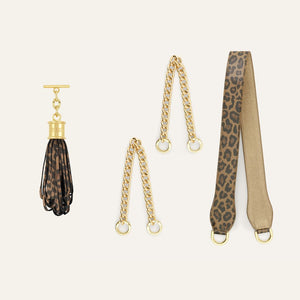 Gemini Duo | Leopard Luxe with Gold hardware