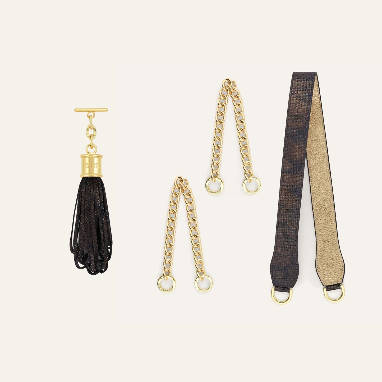 Gemini Duo | Orbit with Gold hardware