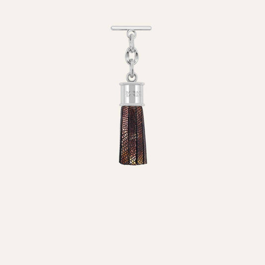 Capsule Tassel Mini | Golden Mirage  with Silver hardware
