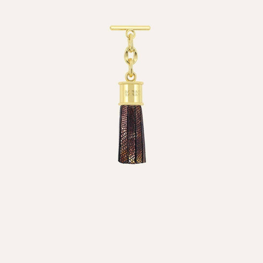 Capsule Tassel Mini | Golden Mirage  with Gold hardware