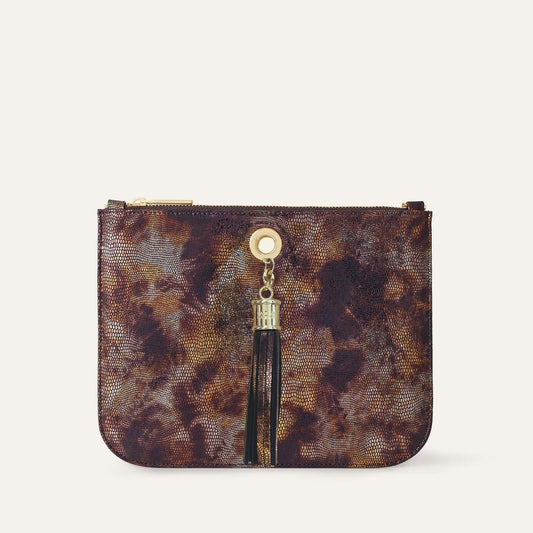 Ivy Clutch Bag | Golden Mirage with Gold hardware