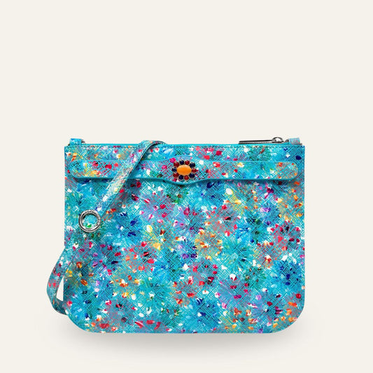 Ivy | Jade Petal with Silver hardware