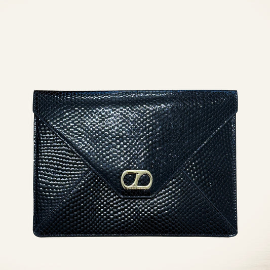 Juliet | Black Exotic with Gold hardware