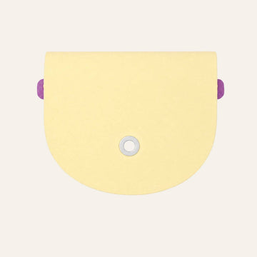 Flap Universal | Lemon Cream with Silver hardware