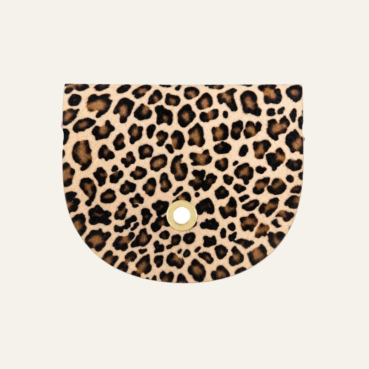 Flap Mini | Leopard with Gold hardware