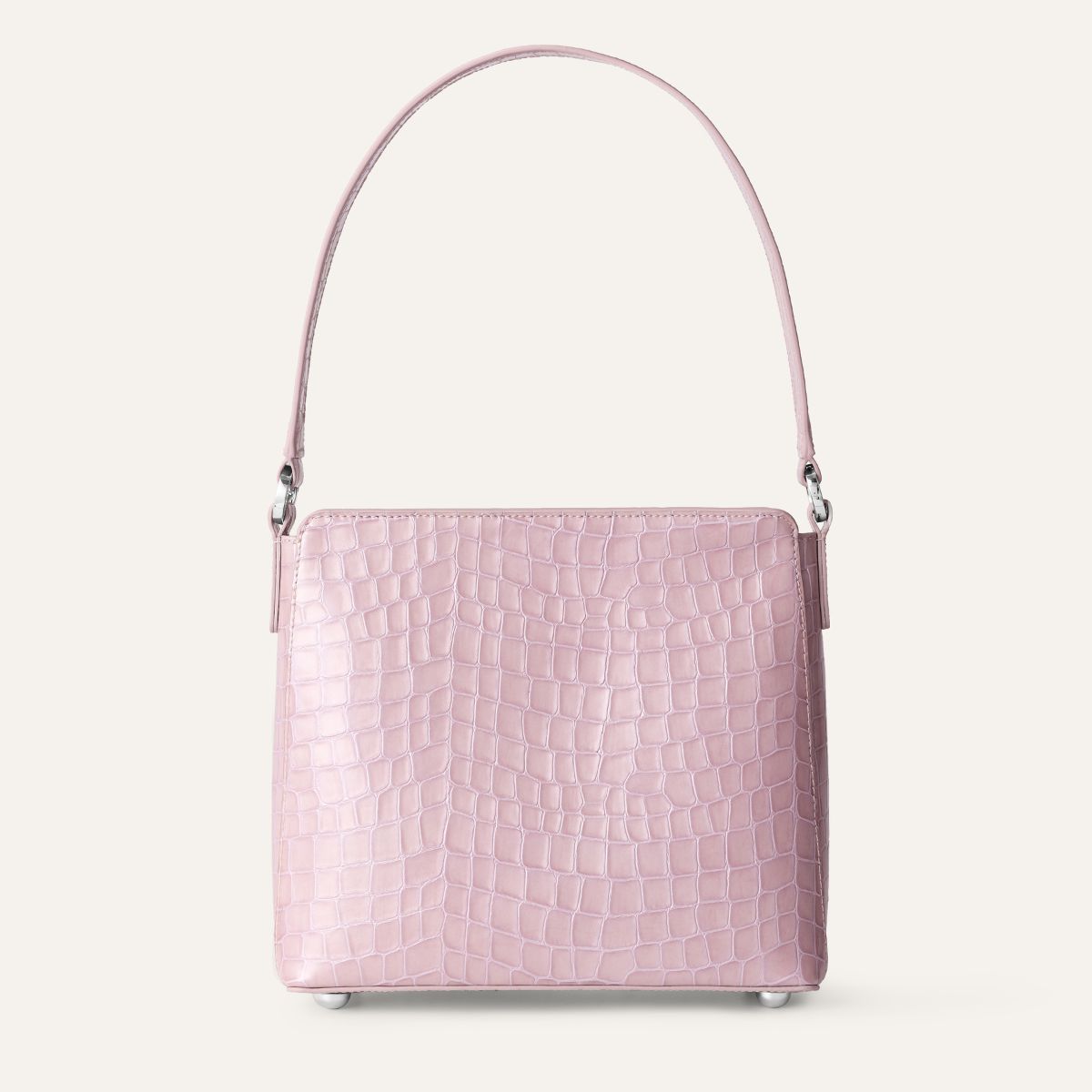 Rosa Handbag | Lilac Patent with Silver hardware