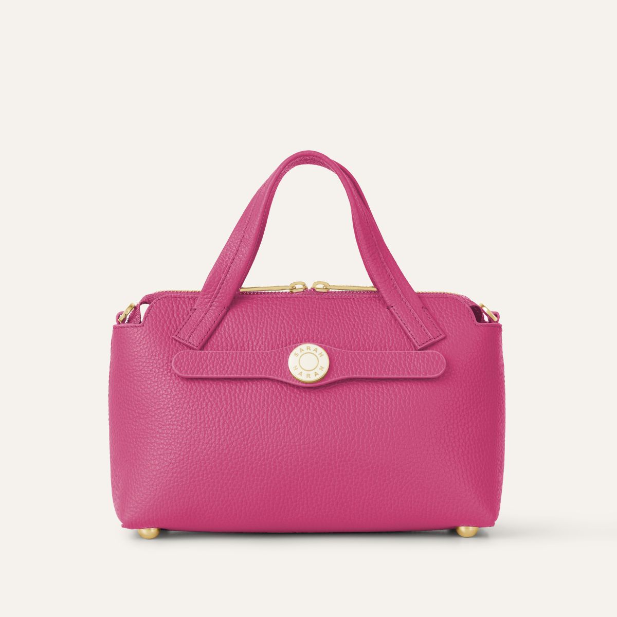 Mini J | Pop Pink with Gold hardware