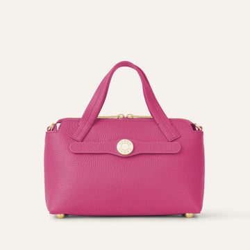 Mini J | Pop Pink with Gold hardware