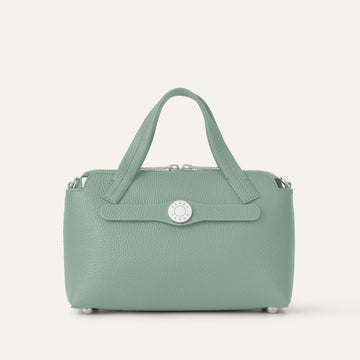 Mini J | Spearmint with Silver hardware