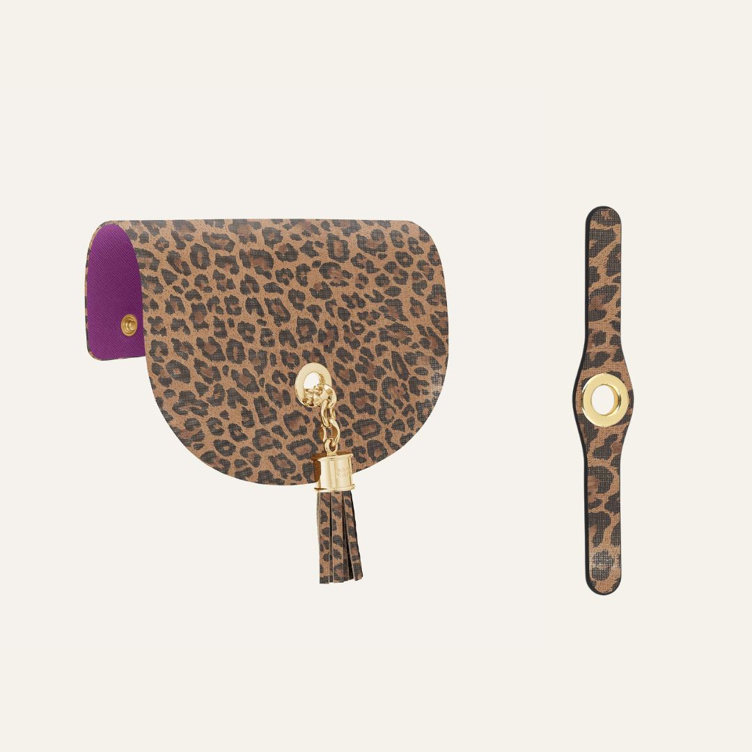 Mini Trio | Leopard Luxe with Gold hardware