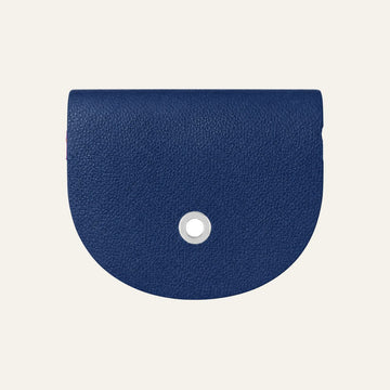 Flap Mini | Navy with Silver hardware