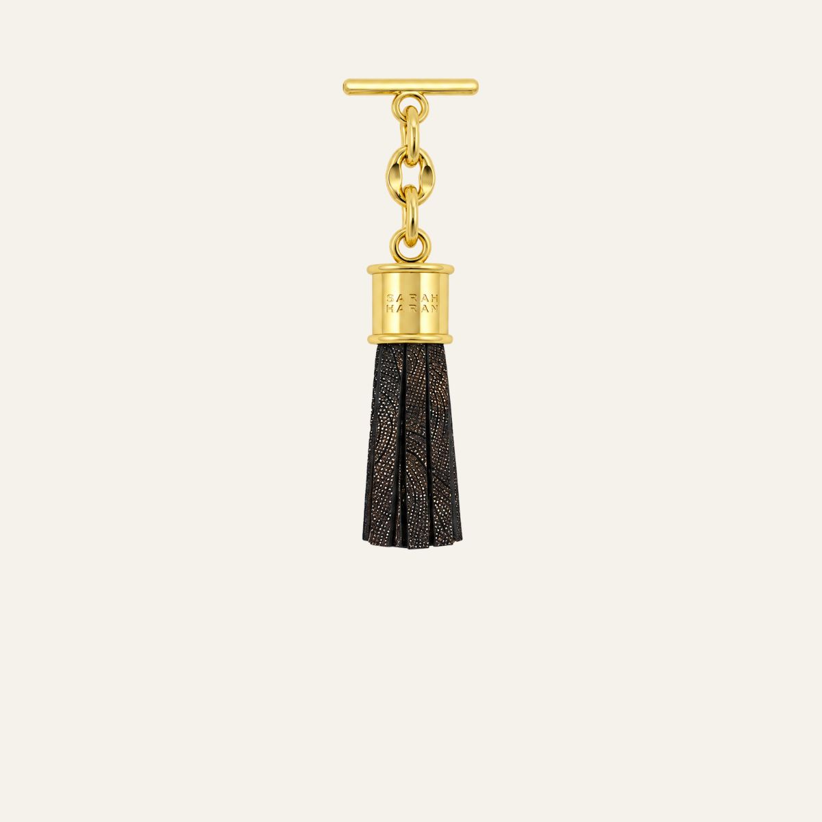 Capsule Tassel Mini | Orbit with Gold hardware