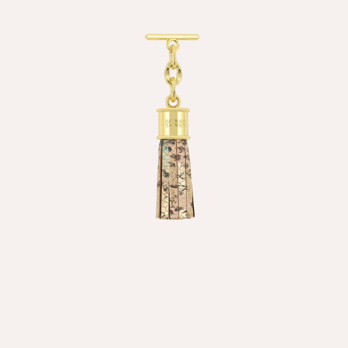 Capsule Tassel Mini | Petal Bloom  with Gold hardware
