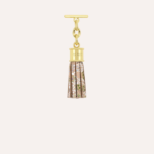 Capsule Tassel Mini | Petal Bloom with Gold hardware