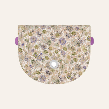Flap Universal | Petal Bloom with Silver hardware