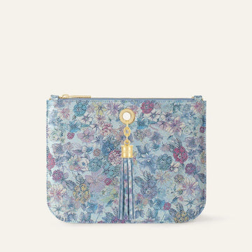 Ivy Clutch Bag | Petal Mosaic with Gold hardware