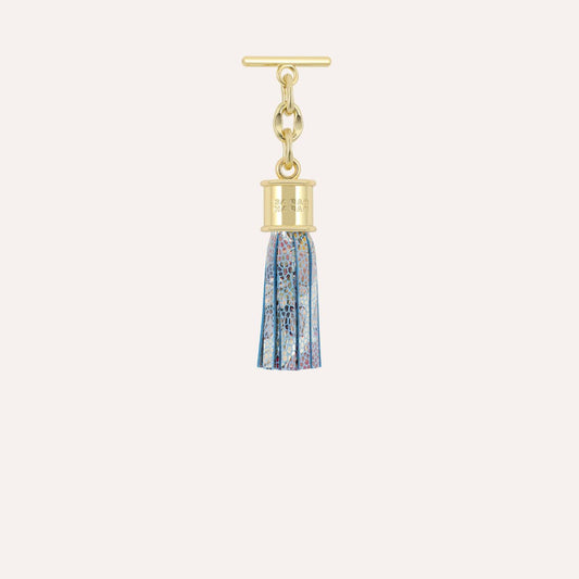 Capsule Tassel Mini | Petal Mosaic with Gold hardware