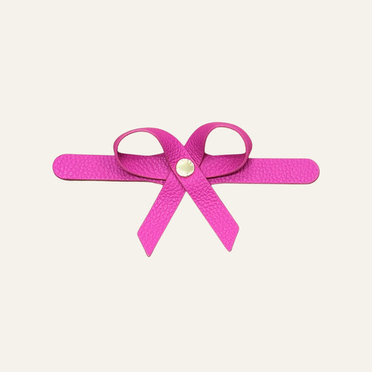 Petite Bow Mini | Pink Kiss with Gold hardware