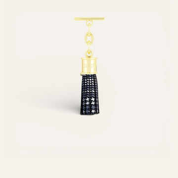Capsule Tassel Mini | Plaid Dreams with Gold hardware