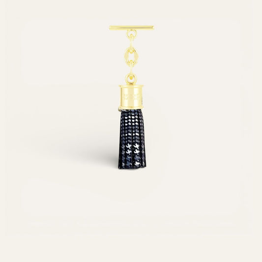 Capsule Tassel Mini | Plaid Dreams with Gold hardware