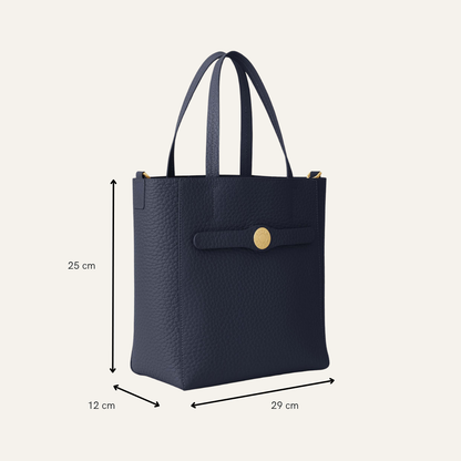 Complimentary Bag | Navy with Gold hardware