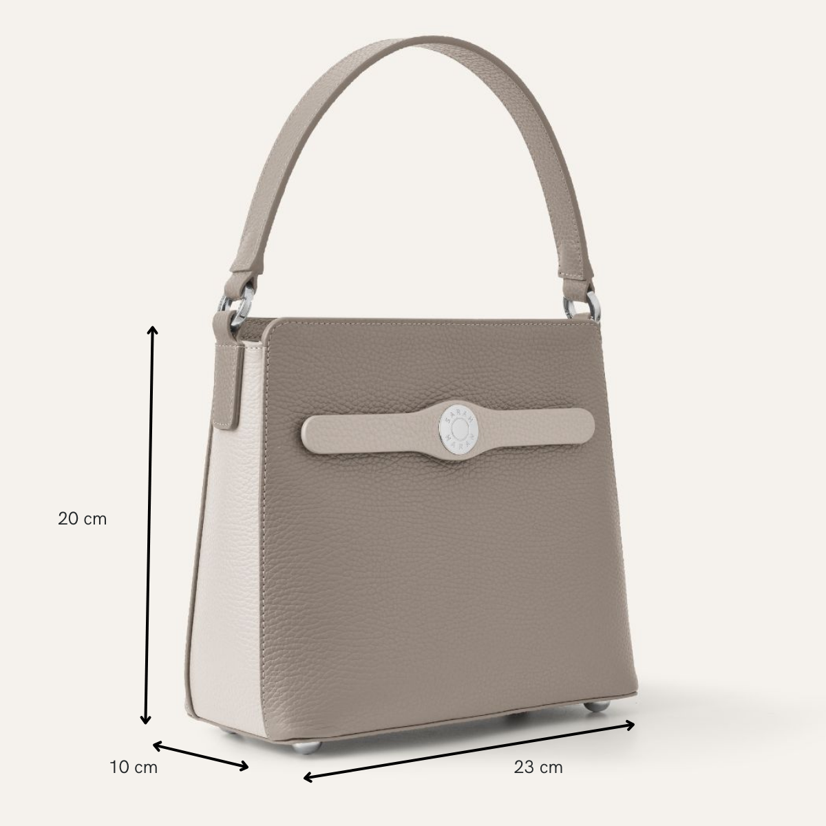 Rosa Handbag | Metallic Navy with Gold hardware