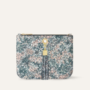 Ivy Clutch Bag | Peach Mosaic with Gold hardware