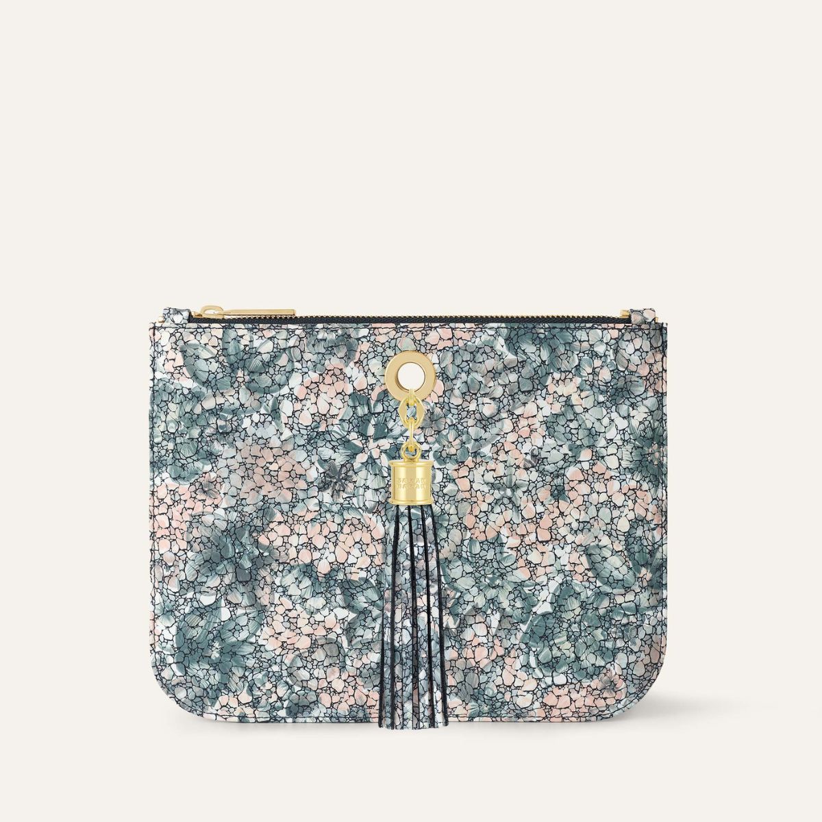 Ivy | Peach Mosaic with Gold hardware